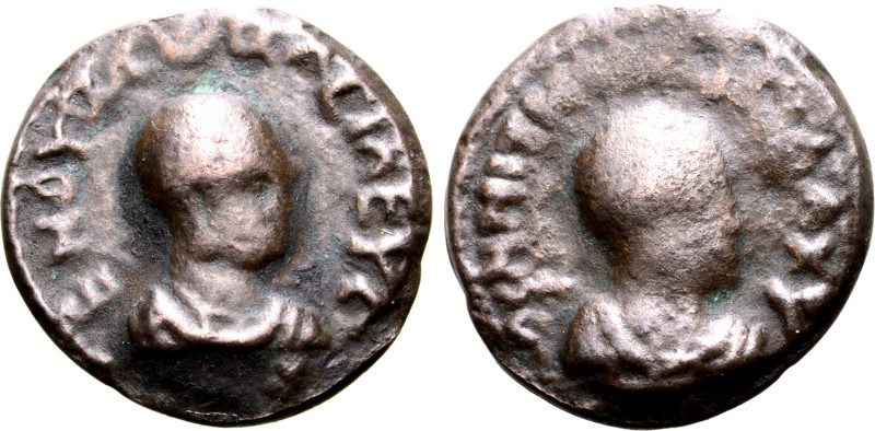 Kingdom of Axum, Endybis Æ Unit. Circa AD 300-310. ENΔYBIC BACIΛEYC ("King Endyb...
