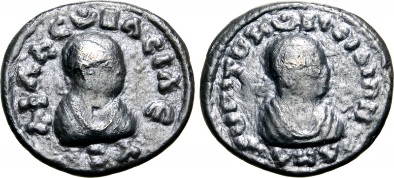 Kingdom of Axum, Aphilas AR Unit. Circa AD 310-325. AΦIΛAC BACIΛЄYC ("King Aphil...
