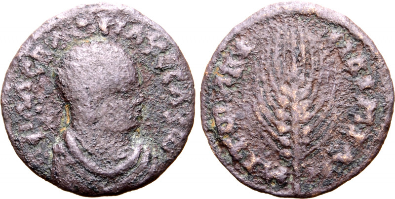 Kingdom of Axum, Aphilas Æ Unit. Circa AD 310-325. AΦIΛAC BA-CIΛЄYCAξѠ ("King Ap...
