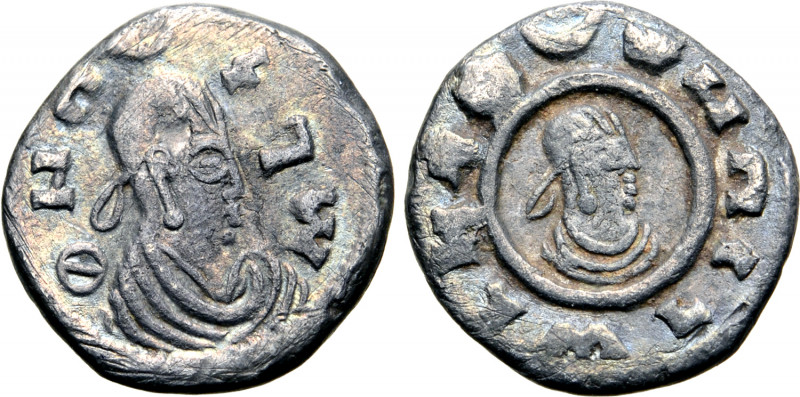 Kingdom of Axum, Wazeba AR Unit. Circa AD 340. Draped bust to right, wearing hea...