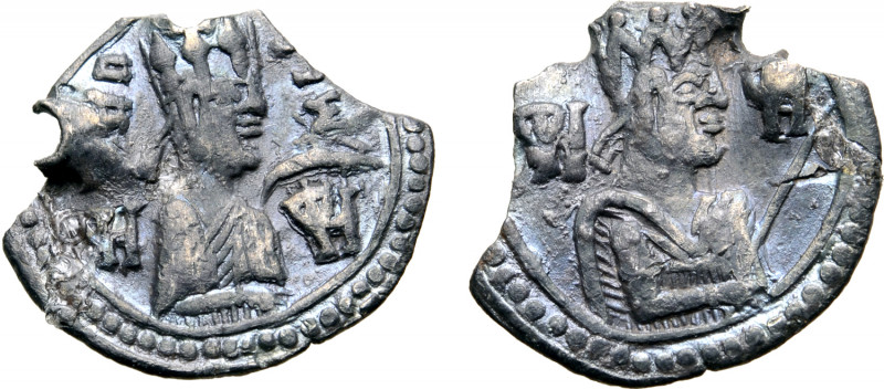 Kingdom of Axum, Wazeba AR Unit. Circa AD 340. Crowned and draped bust to right;...