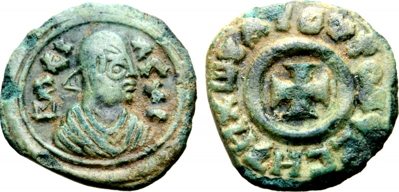 Kingdom of Axum, Anonymous Æ Unit. Time of Ezanas, circa AD 360-380. BACIΛEYC (o...