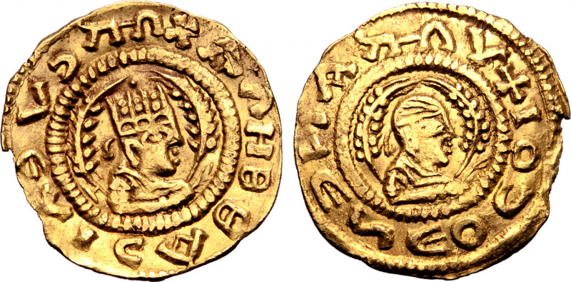 Kingdom of Axum, Kaleb AV Unit. Circa AD 510-540. XAΛHB BACIΛЄVC ("King Kaleb"),...