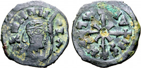 Kingdom of Axum, Wazena (Ella Gabaz) Gold-Inlaid Æ Unit.