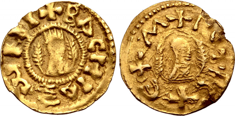 Kingdom of Axum, Gersem AV Unit. Circa AD 580. ⧾ BACHIA AξѠMI ("king of the Aksu...