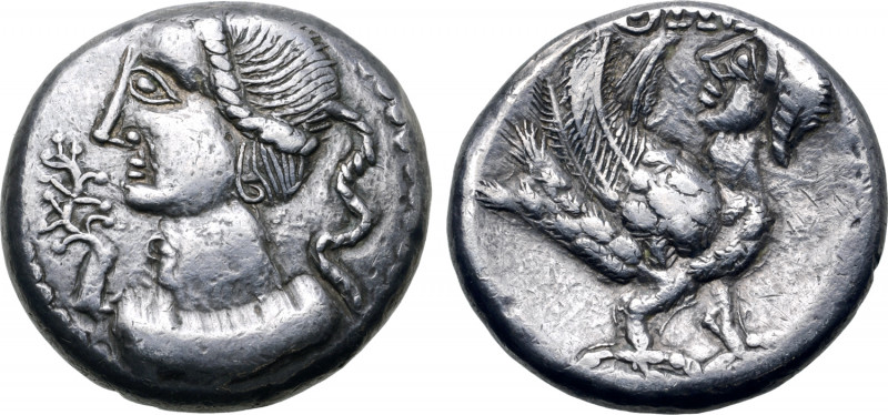 Central Europe, the Boii AR Hexadrachm. Titto, mid to late 1st century BC. Male ...