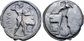Bruttium, Kaulonia AR Stater.