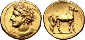 North Africa, Carthage EL Stater.