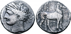 North Africa, Carthage AR Trishekel.