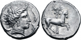 Sicily, Siculo-Punic AR Tetradrachm.
