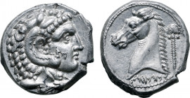 Sicily, Siculo-Punic AR Tetradrachm.