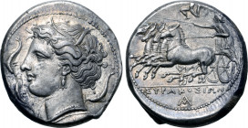 Sicily, Syracuse AR Tetradrachm.