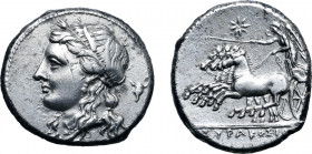 Sicily, Syracuse AR 15 Litrai - Tridrachm.