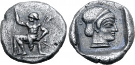 Arkadia, Arkadian League AR Hemidrachm.