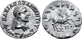 Indo-Greek Kingdom, Philoxenos Aniketos AR Tetradrachm.