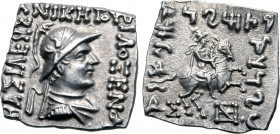 Indo-Greek Kingdom, Philoxenos Aniketos AR Drachm.