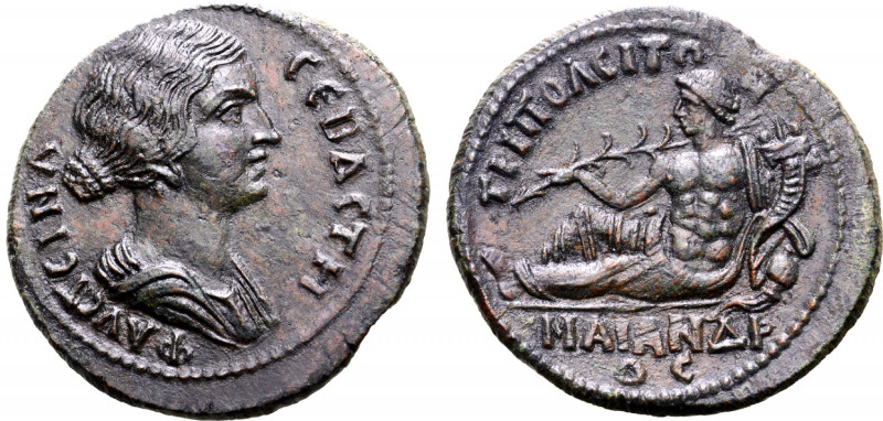 Faustina II (daughter of A. Pius/wife of M. Aurelius) Æ 32mm of Tripolis, Lydia....