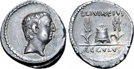 L. Livineius Regulus AR Denarius.