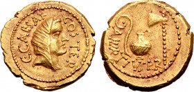 Julius Caesar AV Aureus.