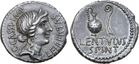 C. Cassius Longinus AR Denarius.