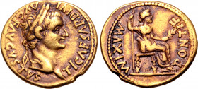 Tiberius AV Aureus.