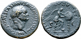 Vespasian Æ Sestertius.
