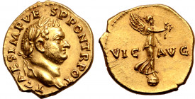 Titus, as Caesar, AV Aureus.
