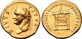 Divus Titus AV Aureus.