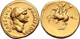 Domitian, as Caesar, AV Aureus.