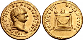 Domitian, as Caesar, AV Aureus.