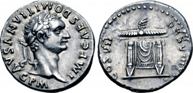 Domitian AR Denarius.