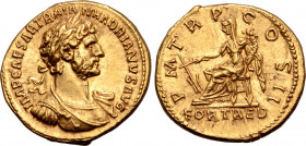 Hadrian AV Aureus.