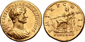 Hadrian AV Aureus.