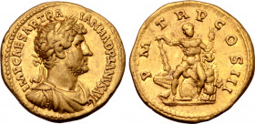 Hadrian AV Aureus.