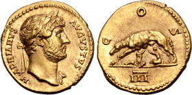 Hadrian AV Aureus.