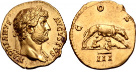 Hadrian AV Aureus.