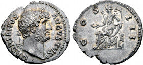 Hadrian AR Denarius.