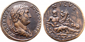 Hadrian Æ Sestertius.
