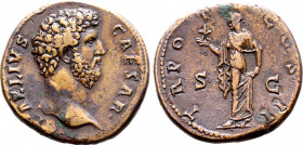 Aelius (adopted son of Hadrian), as Caesar, Æ Sestertius.