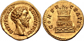 Divus Marcus Aurelius AV Aureus.
