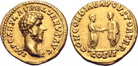Lucius Verus AV Aureus.
