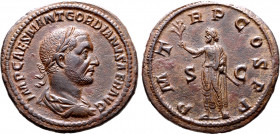 Gordian I Africanus Æ Sestertius.