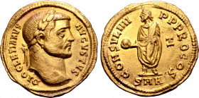 Diocletian AV Aureus.