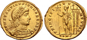 Constantine II, as Caesar, AV Solidus.