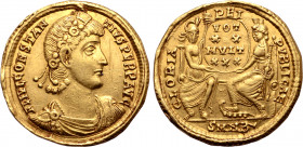 Constantius II AV Solidus.