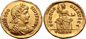 Theodosius I AV Solidus.