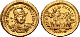 Valentinian III AV Solidus.