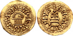 Visigothic Kings of Spain, Suniefredus AV Tremissis.