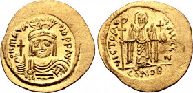 Maurice Tiberius AV Solidus.