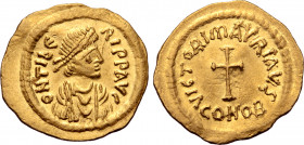 Maurice Tiberius AV Tremissis.